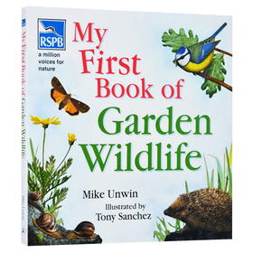 小动物认知 英文原版 My First Book of Garden Wildlife 精装科普绘本 花园 英文版儿童英语启蒙读物 进口英语书籍