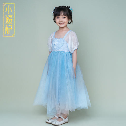 【非质量问题不退换】小嫒記春夏新款女童汉服国风中式时装周走秀款——兰心襦裙 商品图4