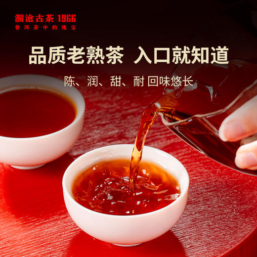 澜沧古茶2022年古木香5年陈普洱茶熟茶150g 商品图4