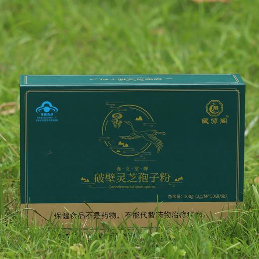 破壁灵芝孢子粉100g/盒（2g*50袋）破壁后更适合人体肠胃直接吸收 每100公斤灵芝收集1公斤灵芝孢子粉 商品图7