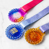 琉璃奖牌定制定做水晶奖章创意篮球比赛儿童挂牌年会优秀员工奖牌 商品缩略图2