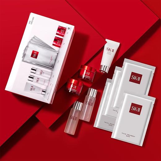 【专柜小样】日本 SK2-II 神仙水旅行中样9件套 （神仙水30ml+清莹露30ml+洁面20g+大红瓶面霜清爽15g+滋润15g+前男友面膜4片） 商品图1