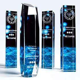 水晶奖杯定制定做创意刻字毕业优秀员工冠军比赛纪念奖杯奖牌制作