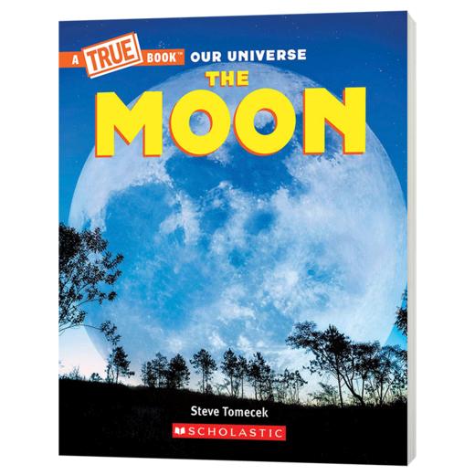 月亮 英文原版 A True Book Moon 英文版儿童太空科普绘本 天文学知识读物 进口原版英语书籍 商品图1