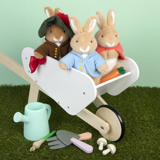 【限定礼盒】英国PETER RABBIT 比得兔120周年限定毛绒公仔中号25cm  比得兔/弗洛普西/本杰明/比得兔夫人 商品图3