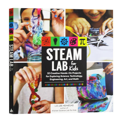 给孩子的STEAM实验室 英文原版 STEAM Lab for Kids 52个动手动脑的创意实验 英文版儿童英语科普读物 进口原版书籍 商品图0
