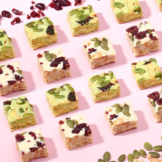 味滋源雪花酥饼干 奶香/抹茶味 125g*2袋 网红休闲零食 商品图4