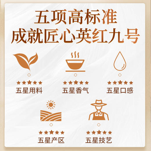 传奇会茶叶 英德红茶 正宗英红九号广东特产特级匠心工夫红茶送礼礼盒装250g 商品图2