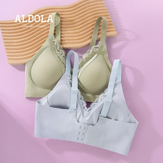 雅黛丽小胸聚拢内衣无痕性感美背夏季文胸无钢圈收副乳防下垂胸罩 商品图4
