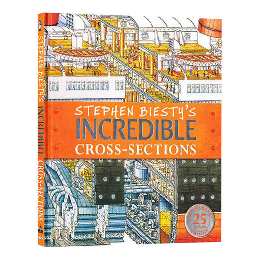 不可思议的大剖面 英文原版 Stephen Biesty's Incredible Cross-Sections 25周年版 斯蒂芬·比斯蒂 英文版 进口书 商品图0