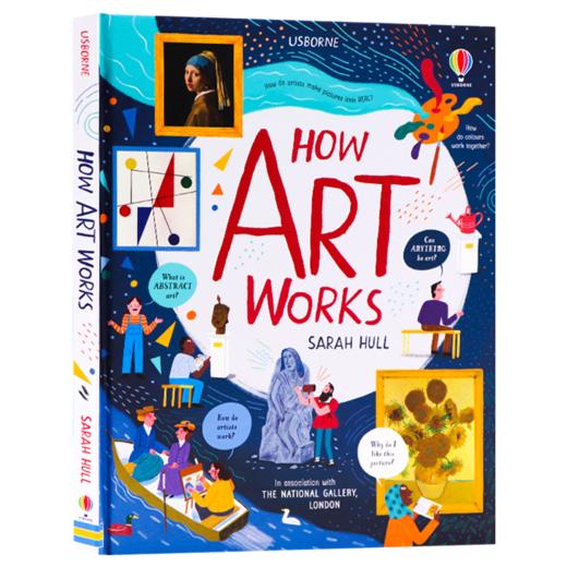 探索艺术创作 英文原版 Usborne How Art Works 艺术是如何讲故事的 尤斯伯恩 少儿艺术启蒙科普图画书 英文版进口原版英语书籍 商品图3