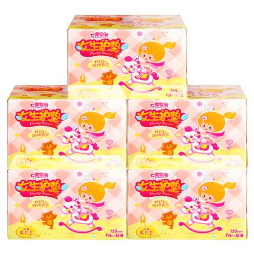 七度空间女生护垫18片无香 商品图3