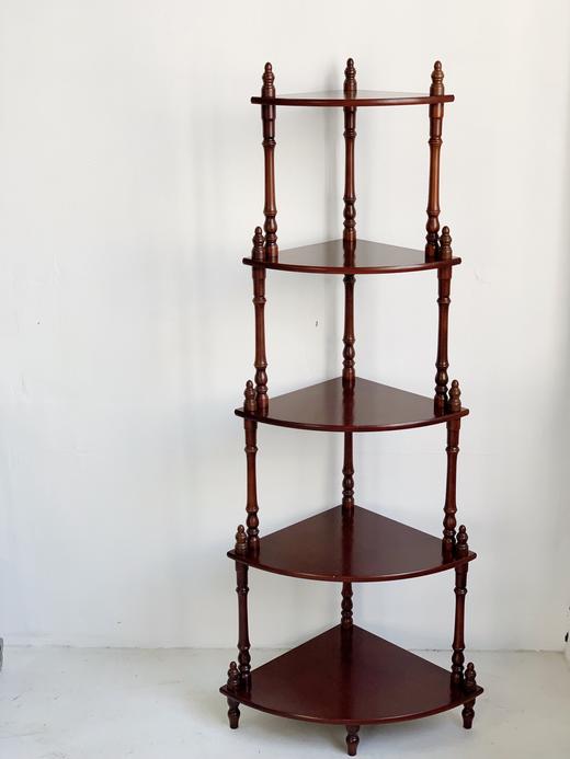 【苏州】欧洲1960s中古扇形置物架 五层角架 商品图1