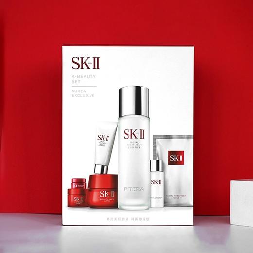日本 SK2-II 韩流美肌神仙水7件套 套盒 （神仙水230ml+大红瓶面霜80g+15g+眼霜2.5g+清莹露30ml+洗面奶20g+面膜1片） 商品图0