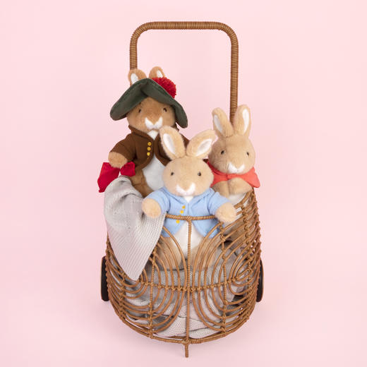 【限定礼盒】英国PETER RABBIT 比得兔120周年限定毛绒公仔中号25cm  比得兔/弗洛普西/本杰明/比得兔夫人 商品图4