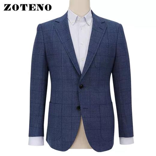 左天奴/ZOTENO 西装男商务正装休闲高档羊毛单西修身外套A2B014 商品图0