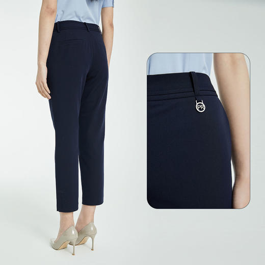 PRICH22年夏季新款气质高腰显瘦直筒休闲职场西装裤PRTCC2401E 商品图1