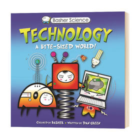 世界上酷酷的科学书 科技 英文原版 Basher Science Technology 英文版少儿英语科普绘本 进口原版书籍