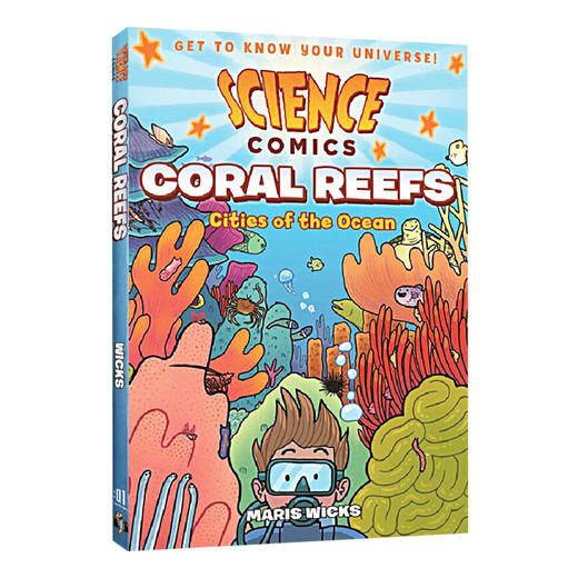 科学漫画系列 珊瑚礁 英文原版 Science Comics Coral Reefs 英文版儿童探索认知STEM书籍 自然科普进口英语书 商品图1