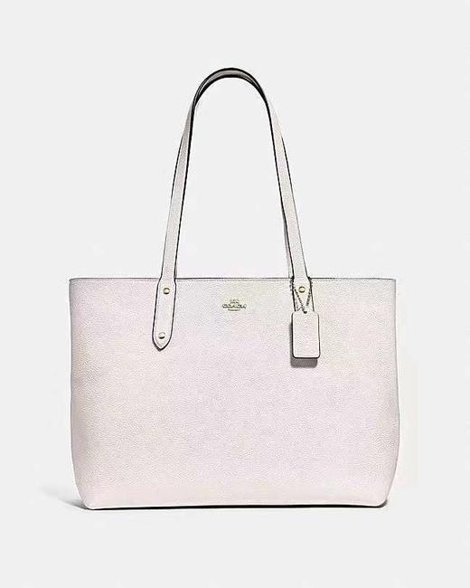 【直播】COACH   拉链CENTRAL托特包  白色 商品图0