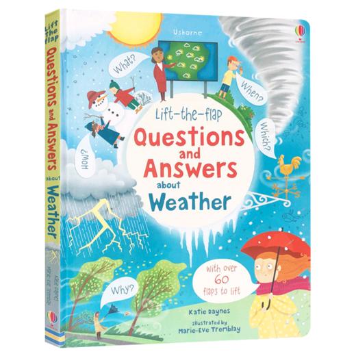 你问我答科普翻翻书系列 天气 英文原版 Lift the Flap Questions and Answers Weather 少儿认知科普绘本 英文版英语百科知识启蒙 商品图3