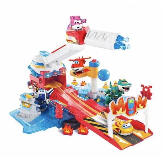 Super Wings超级飞侠 愿望守护者-大勇 声光弹变形消防车 103292 商品图1