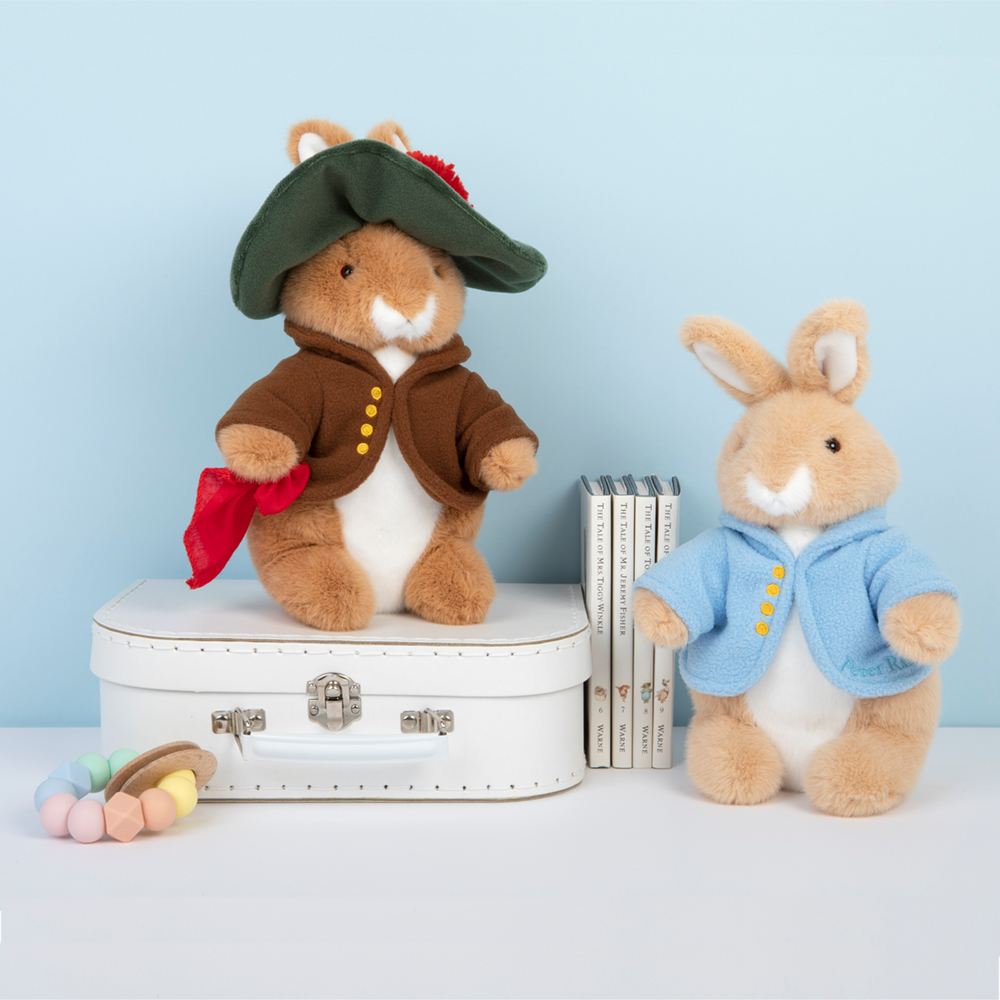 【限定礼盒】英国PETER RABBIT 比得兔120周年限定毛绒公仔中号25cm  比得兔/弗洛普西/本杰明/比得兔夫人