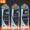 玻璃水晶奖杯定制创意奖杯奖牌比赛冠军团队一二三数字周年颁奖 商品缩略图0