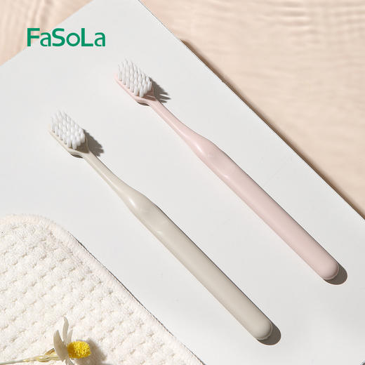 FaSoLa万根毛牙刷软毛成人超细超软情侣孕妇月子专用男士家庭装纳米小头 商品图4