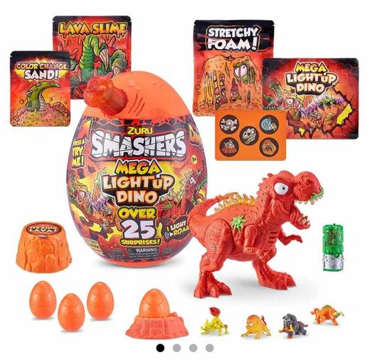Smashers爆裂小子发光恐龙考古蛋 随机发货 67878 商品图0