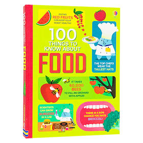 关于食物的100件事 英文原版 100 Things to Know About Food 少儿科普百科 亲子互动英语课外读物 英文版进口原版书籍