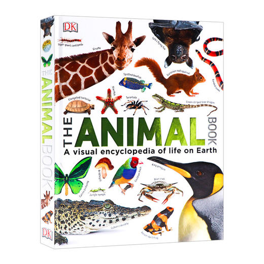 英文原版 The Animal Book A Visual Encyclopedia of Life DK动物大全视觉百科 儿童动物知识科普认知读物 英文版 商品图0
