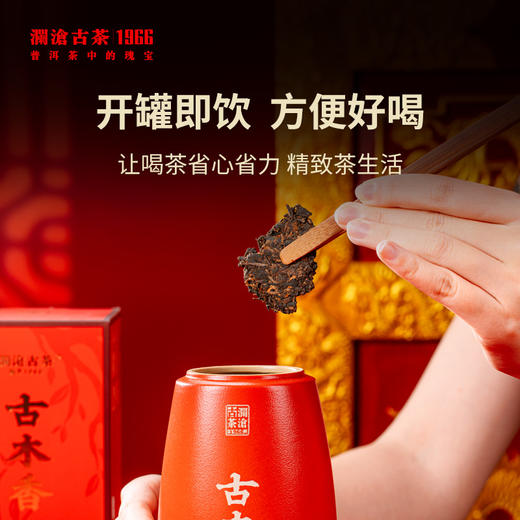 澜沧古茶2022年古木香5年陈普洱茶熟茶150g 商品图3