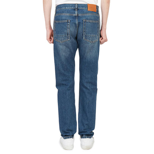 ALEXANDER MCQUEEN 亚历山大.麦昆 男士棉质休闲牛仔裤 蓝色 677771 QSY75 4001 商品图2