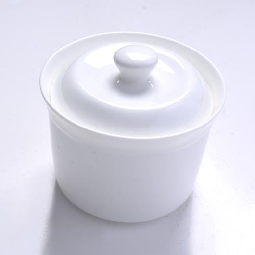 马杰斯专用小玛捷斯骨瓷炖盅燕窝排骨蛋米饭炖盅陶瓷纯白带盖 商品图1