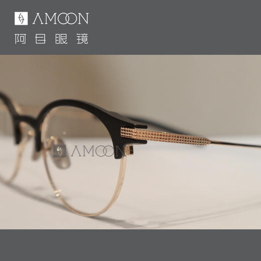 阿目&Fournines 999.9 眉型圆框 商品图1