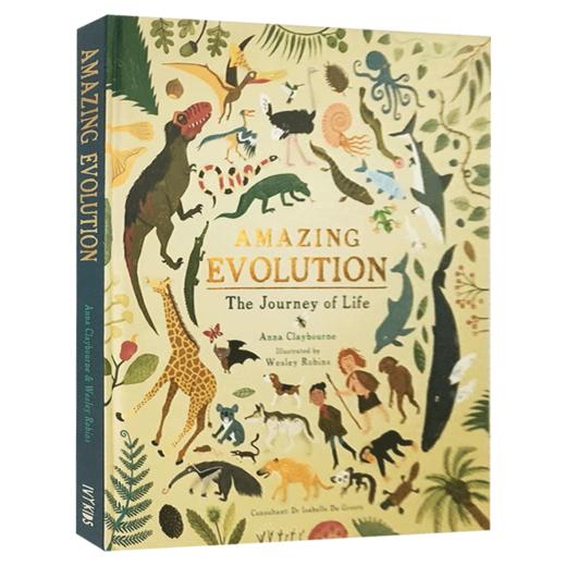 生命之旅 英文原版 Amazing Evolution The Journey of Life 英文版儿童科普百科 精装大开本插画版 进口原版英语书籍 商品图1