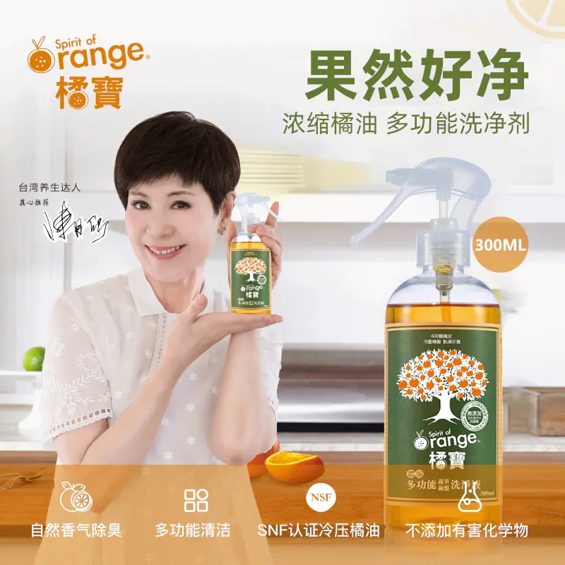 橘宝浓缩多功能洗净液 300mL
