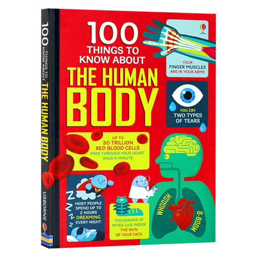 关于人体的100件事 英文原版 100Things to know about the human body 精装少儿人体知识百科 英文版进口原版英语书籍 商品图0