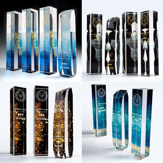 水晶奖杯定制定做创意刻字毕业优秀员工冠军比赛纪念奖杯奖牌制作 商品图2