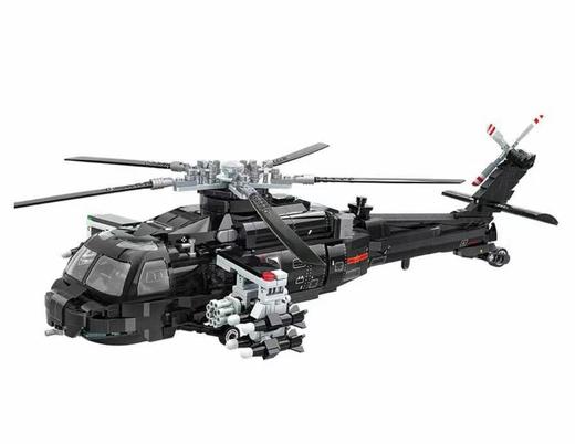Enlighten启蒙积木 直-20战术通用直升机/歼-20隐形战斗机/运-20大型运输机 商品图1