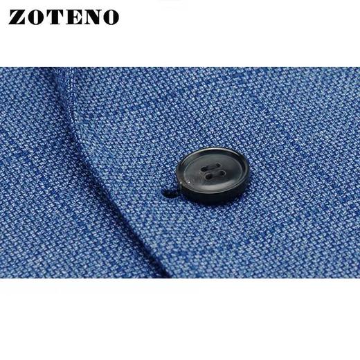 左天奴/ZOTENO 西装男商务正装休闲高档羊毛单西修身外套A2B014 商品图2