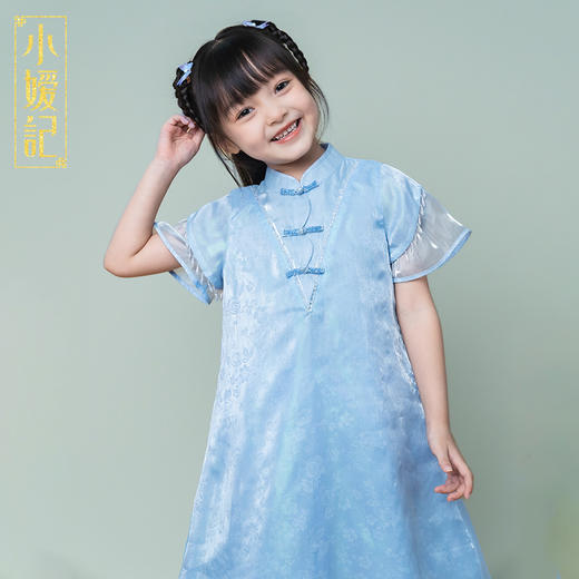 深圳时装周走秀同款——烟雨旗袍 商品图4