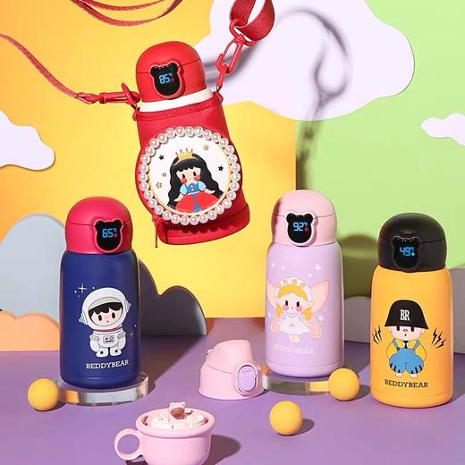 【品牌直发】【杯具熊幻想系列温显儿童保温杯】智能上学专用小学生幼儿园宝宝水杯水壶 630ml 商品图2