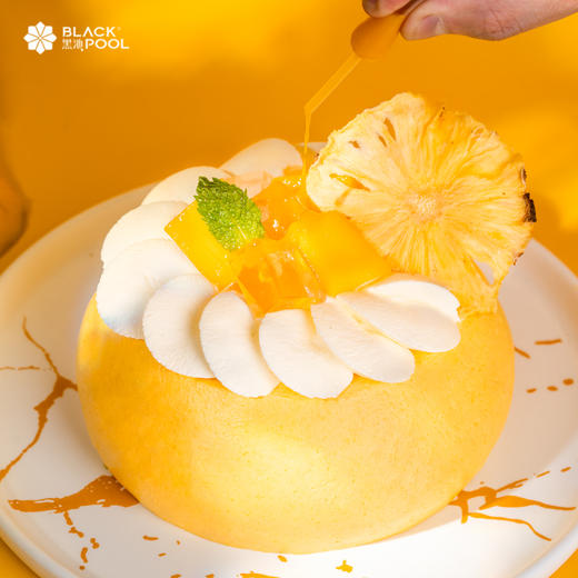 （贪吃）【爆爆芒蛋糕】时令芒果 杨枝甘露爆浆流心 升级斑斓戚风胚 清爽且Q弹 商品图3