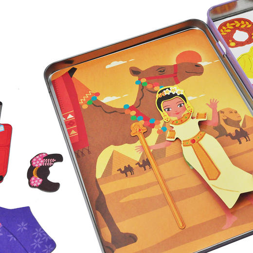 (仓发) 小红花磁力变身贴纸游戏盒：旅行3-6岁幼儿童书/海豚出版社/北京小红花图书工作室/9787511051875 商品图5