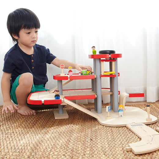 PT儿童搭建VIP停车场&消防站 商品图1