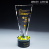 水晶奖杯定制奖牌创意授权牌企业定做员工比赛五角星制作刻字 商品缩略图3
