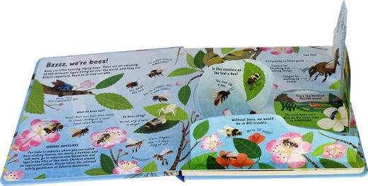 看里面系列之探索蜜蜂 英文原版绘本 Look Inside the World of Bees 翻翻书 尤斯伯恩 儿童科普百科书 英文版进口英语书 商品图1