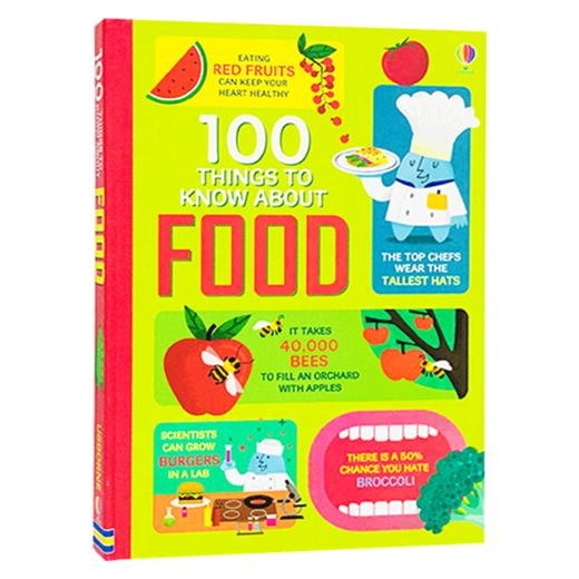 关于食物的100件事 英文原版 100 Things to Know About Food 少儿科普百科 亲子互动英语课外读物 英文版进口原版书籍 商品图1